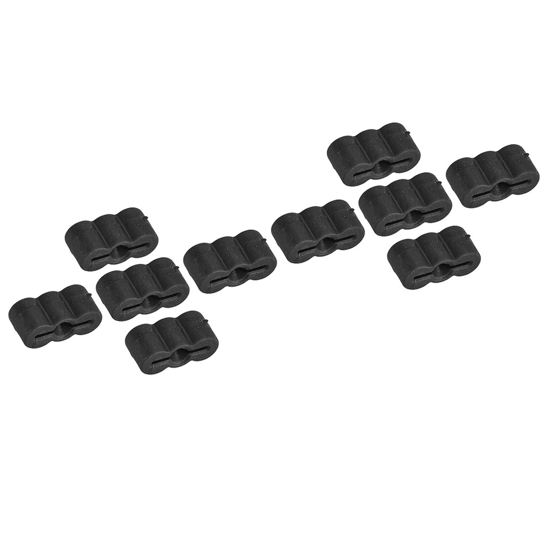 10 шт. резиновая заглушка, черный бампер, подходит для полного выдвижного ящика