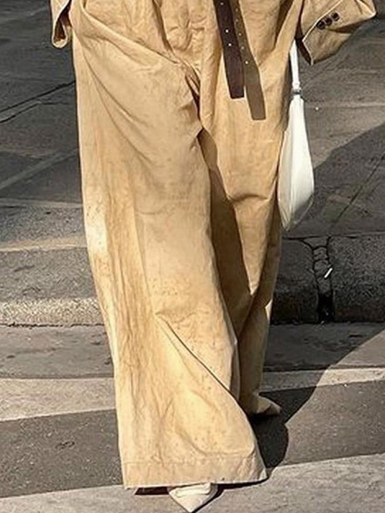 Freeacy conjunto de macacão feminino elegante, sem gola, manga comprida, agasalhos e sem alças, pernas largas, verão, ajuste solto