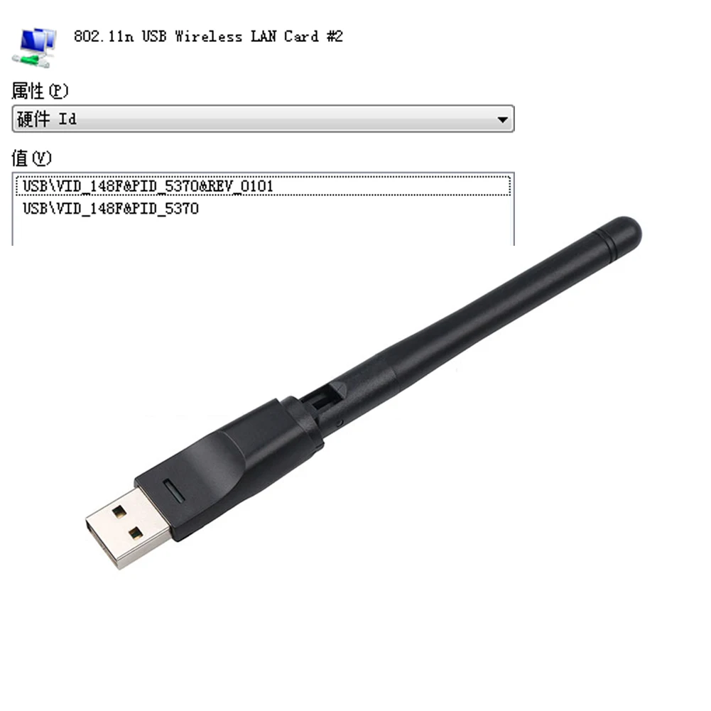 Беспроводной USB Wi-Fi адаптер 2,4 ГГц 150 м 2 дБ Wi-Fi антенна WLAN сетевая карта USB Wi-Fi приемник RT5370 чип для ПК ТВ приставки
