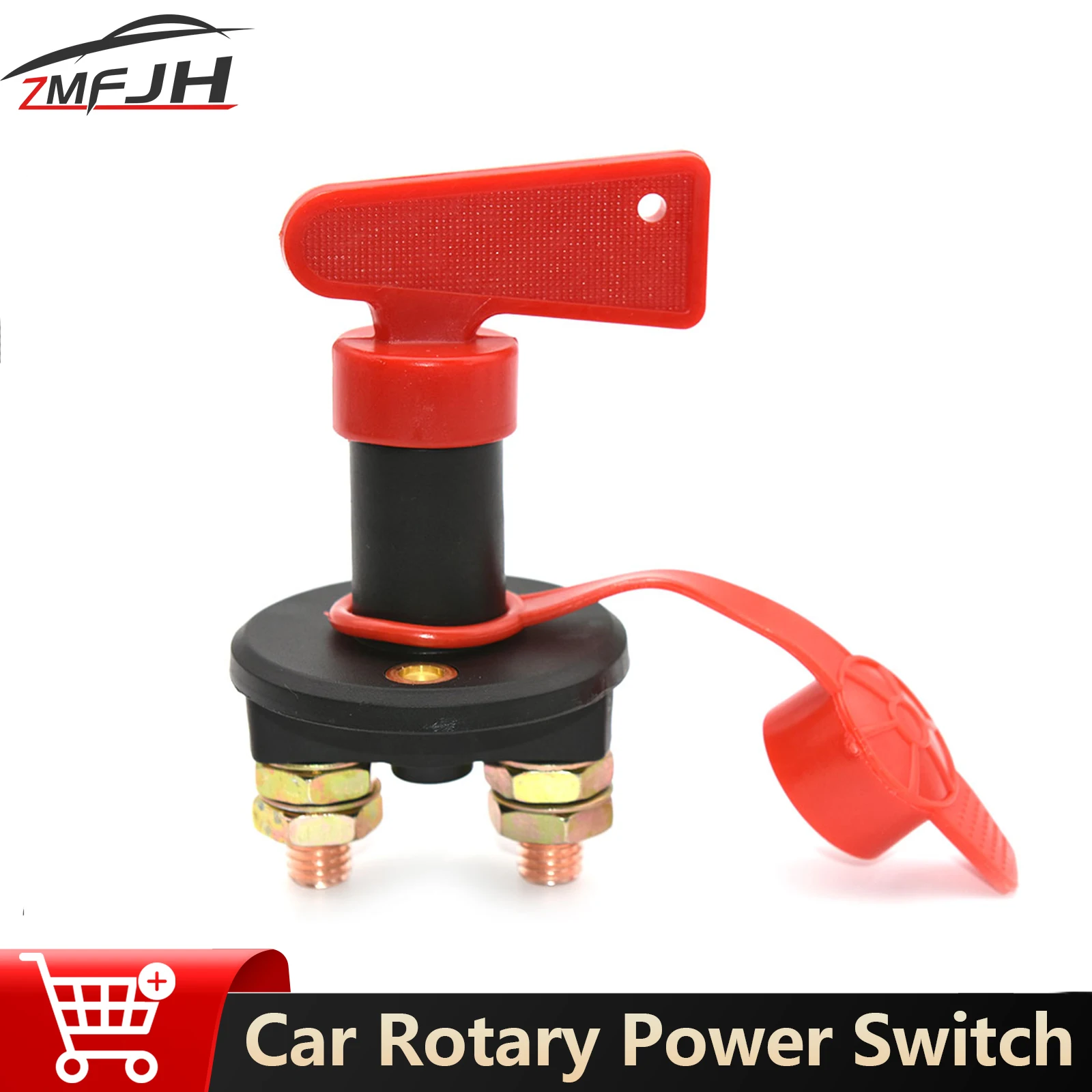 12V Auto Auto Rotary Power Schalter Schlüssel Batterie Isolator Trennschalter Lkw Boot Abgeschnitten Batterie Wichtigsten Kill Schalter Auto power Schalter
