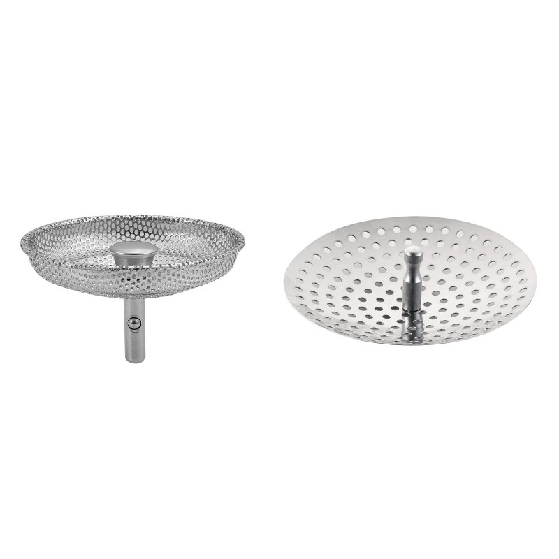 Kitchen Sink Filter Stainless Steel Mesh Water Basin Strainer Drain Hole Trap Waste Screen Hair Catcher for Bathroom Accessories
