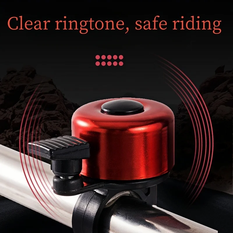 Nette Kleine Fahrrad Glocke Aluminium Legierung MTB Fahrrad Sicherheit Warnung Alarm Radfahren Lenker Glocke Ring Fahrrad Horn Radfahren Zubehör