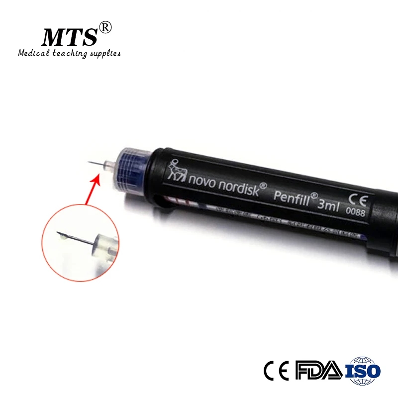 เข็มปากกาฆ่าเชื้อทางการแพทย์สำหรับเบาหวาน200ชิ้น32G * 4mm 31g * 6mm 31g * 5mm 31g * 8mm