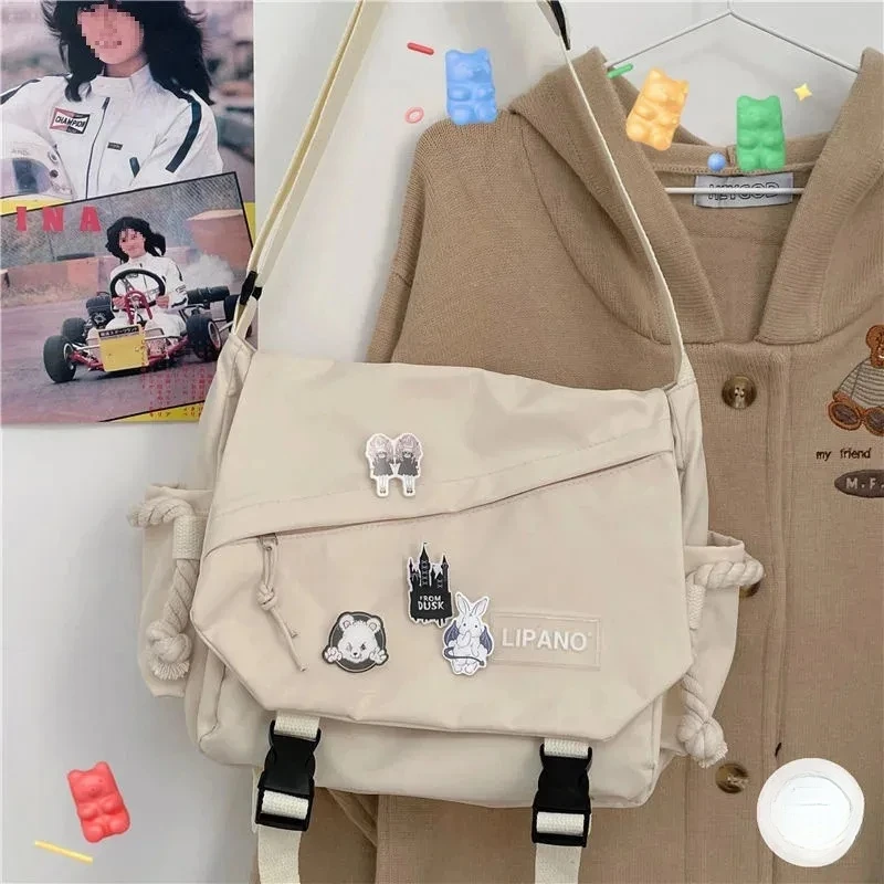 Torba listonoszka w stylu vintage, uniwersalna, stylowa torba do pracy, artystyczna torba na ramię dla mężczyzn i kobiet, torba crossbody.
