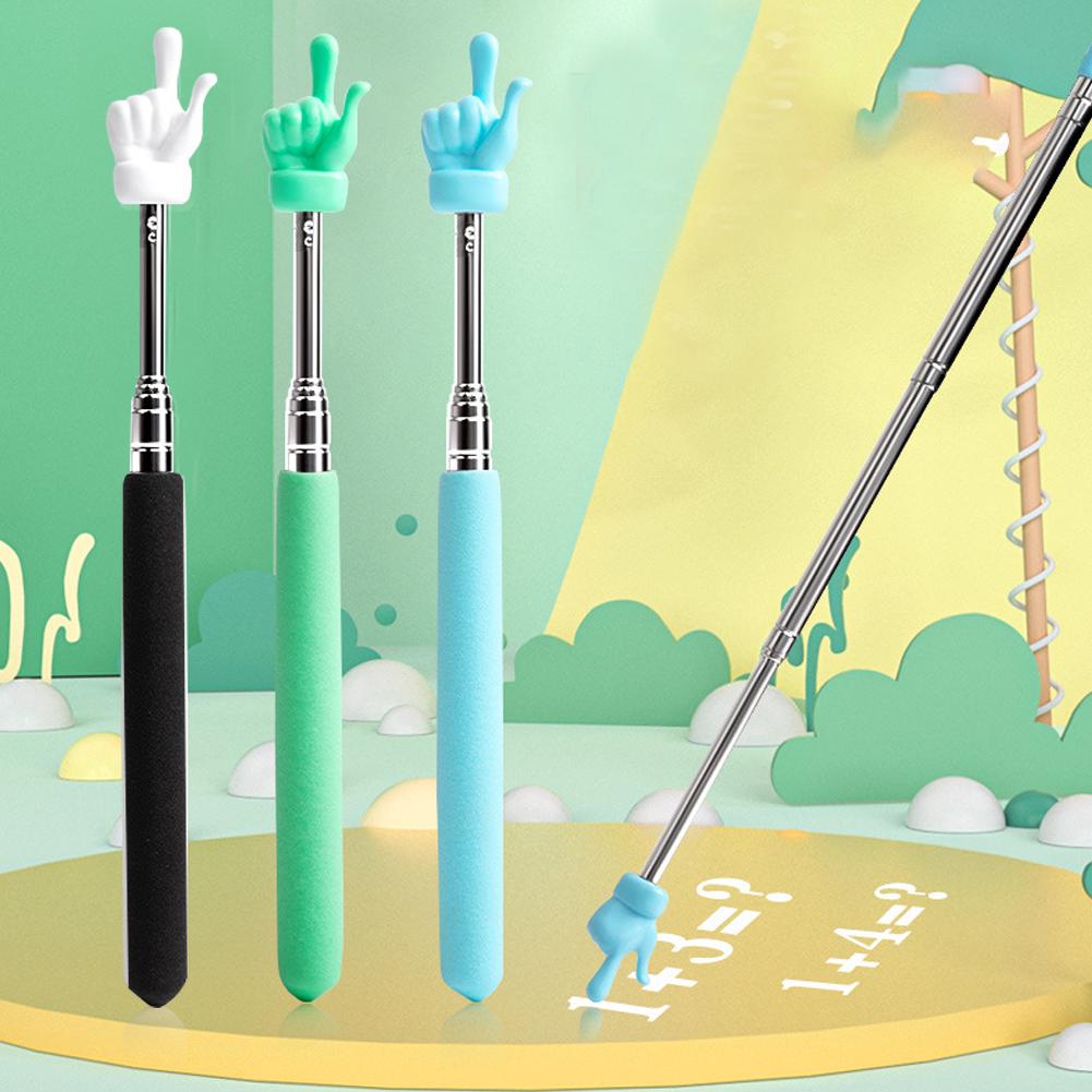 Einziehbare Sticks, pädagogisches Lernspielzeug, Finger-Lesegerät, Vorschul-Lehrmittel für Kinder, Klasse, Whiteboard-Zeiger