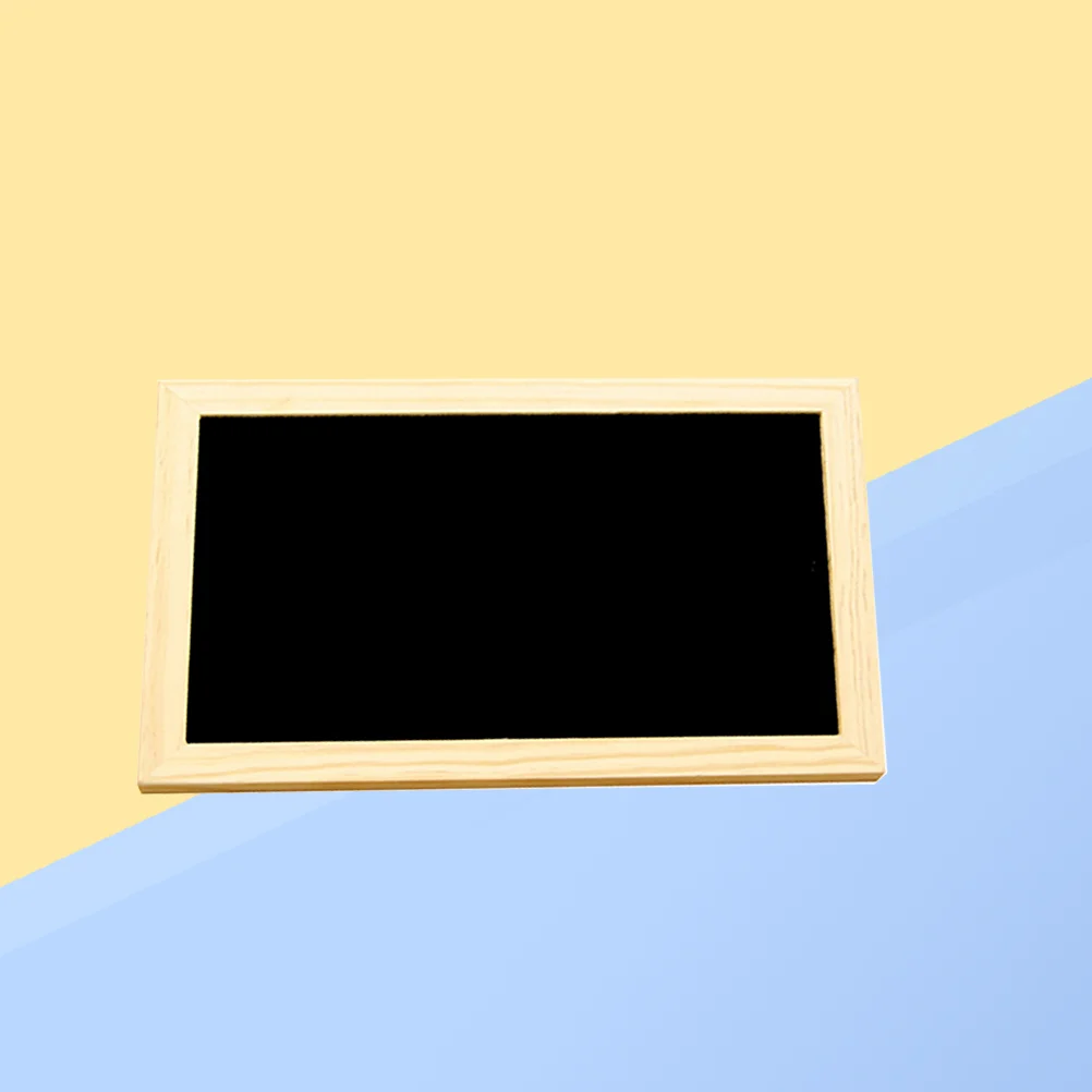 30X20Cm Double Sided Erasable Reusable Writing Board Message Chalkboard Sign Wall Decor Hanging Display Board With Rope Density