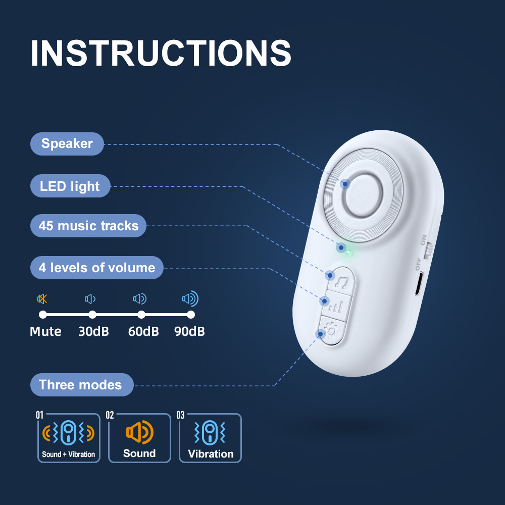 Caregiver Pager Wireless Nurse Call Buttons for Elderly Monitoring SOS Alert System Portable Alarm Call Bell for Nursing Home