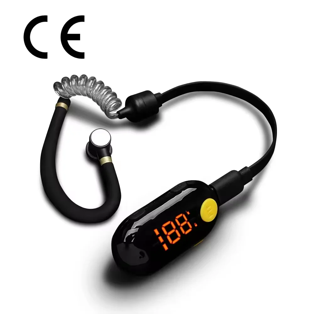 UHF Mini Walkie Talkie 400-470MHz 0.5W Ear Hanging Radio Two Way Radio New Model 2024 Single Piece
