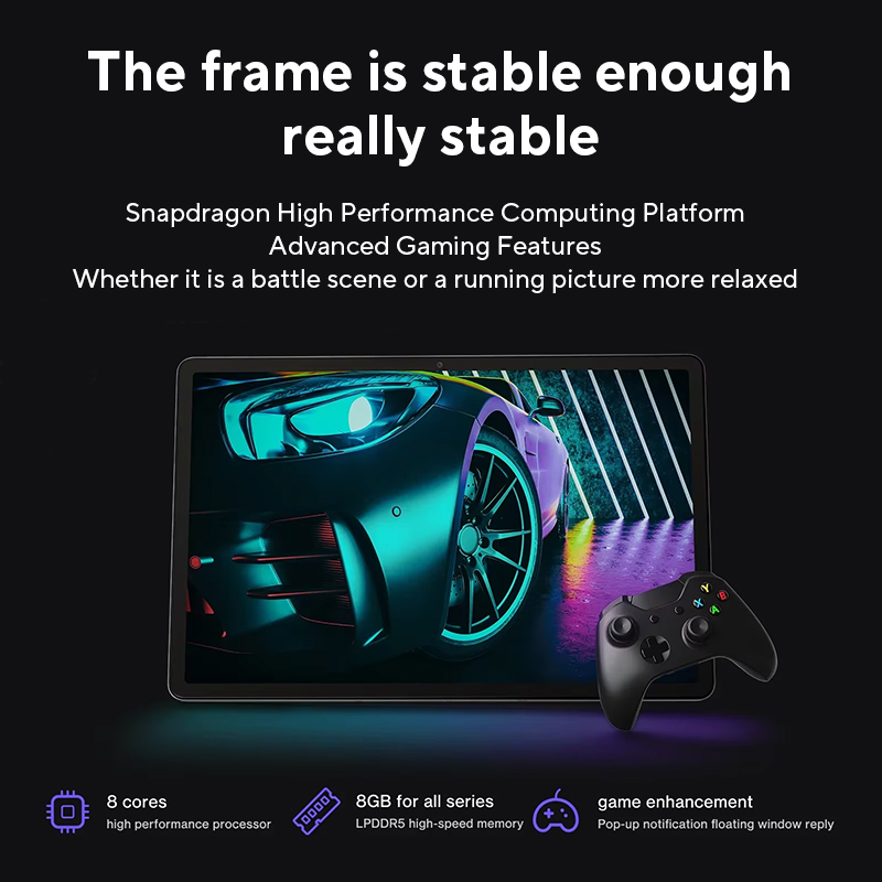 Глобальная ПЗУ Lenovo XiaoXin Pad Pro 12,7-дюймовый Wi-Fi Snapdragon 870 ЖК-экран 144 Гц 8 ГБ 128 ГБ/256 ГБ 10200 мАч Android 13 планшетов