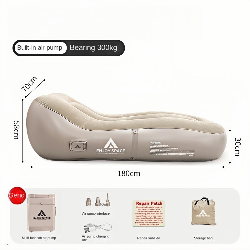 Sillón de sofá autoinflable para ocio al aire libre, portátil, con bomba de aire eléctrica, diseño impermeable plegable para el hogar/Camping