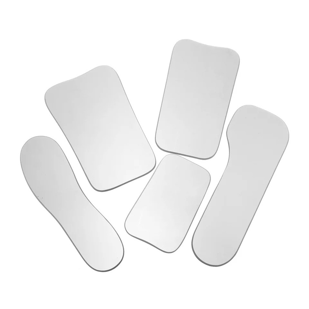 Piorpoopy-strae口腔写真反射、歯列矯正ミラー、両面ミラー、ガラス素材、識別ツール、写真、5個
