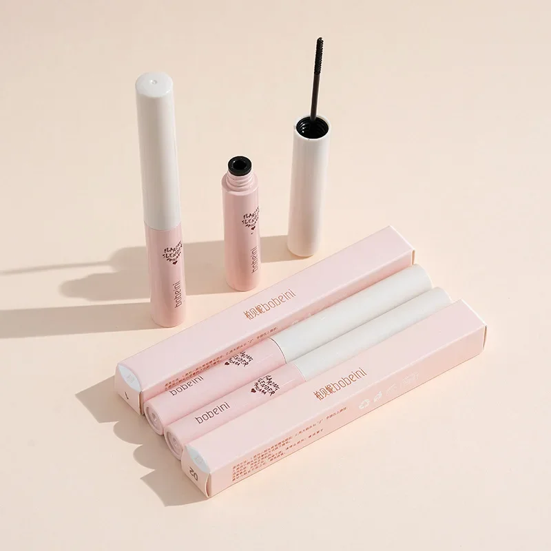 Zijdevezel krullende mascara, ultrafijne borstel, verlenging en volume, waterdicht, veegvast, langdurig, unisex, oogveilig