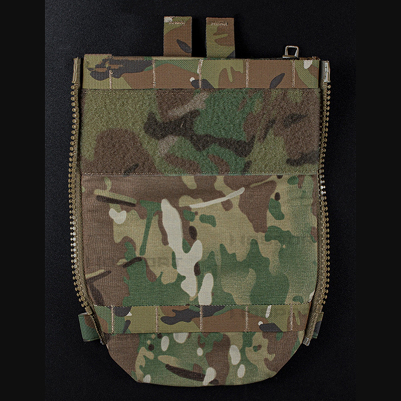 Vest Back Panel Water Bag FCPC V5 Hydration Bladders Water Reservoirs Storage Bag With Side Zipper Plate Carrier Vest