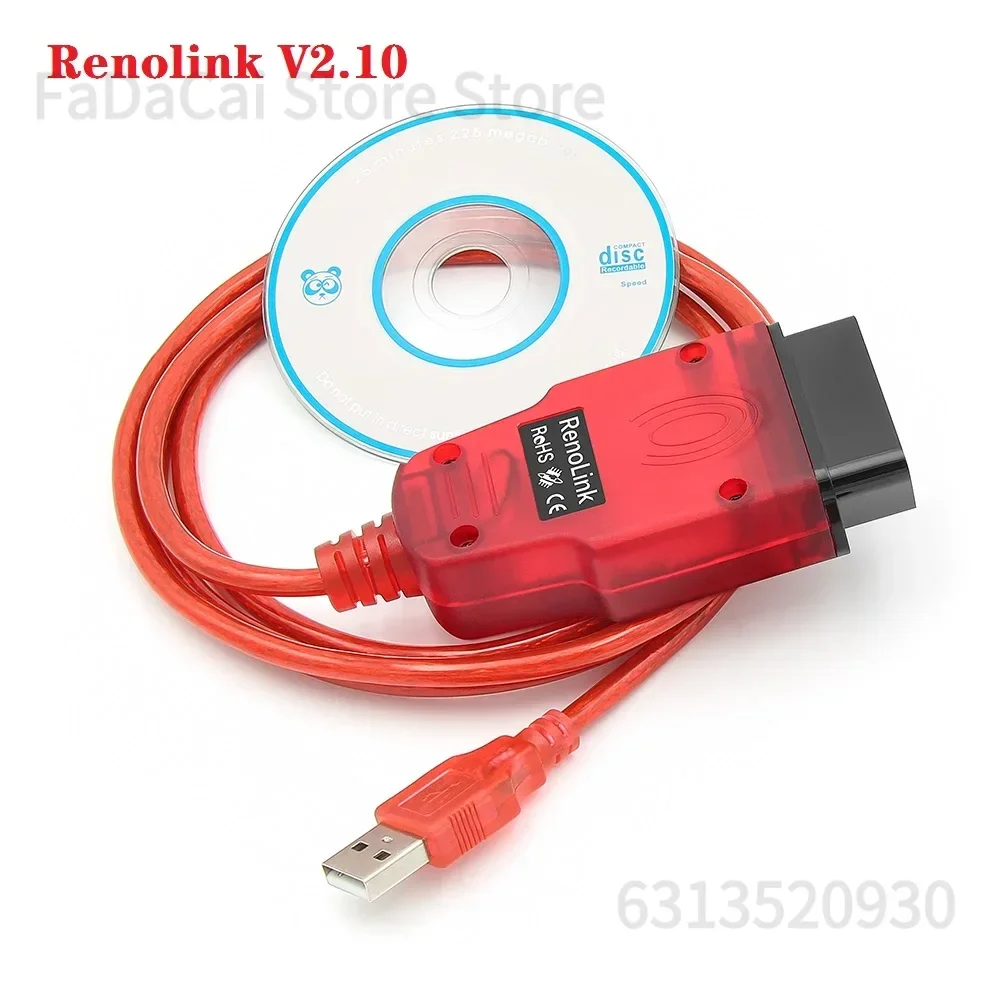 2025 Renolink V2.10 OBD2 ECU programmeur outil ECU clé codage ECM Reno lien pour Renault OBDII outil de Diagnostic de voiture