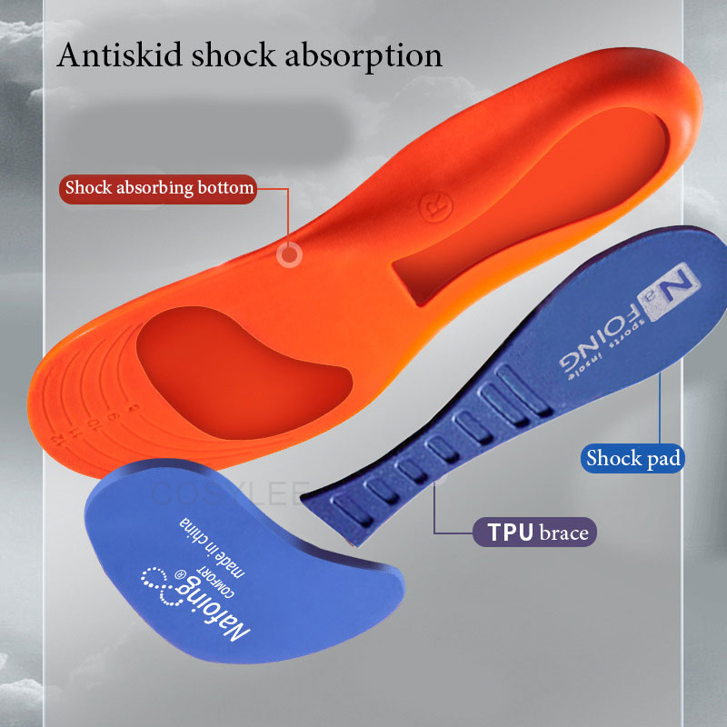 Orthesen-Einlegesohle, Fußgewölbeunterstützung, Plattfuß-Laufeinlagen für Schuhe, orthopädische Einlegesohlen für Füße, einfach den Druck