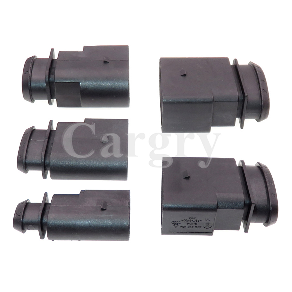 Farol do carro com soquetes masculinos e fêmeas da bunda do fio, 1 grupo, 2 P, 3 P, 4 P, 6 P, 8 P, 10P, 1J0973824, 1J0973735, 1J0973833, 4B0973724