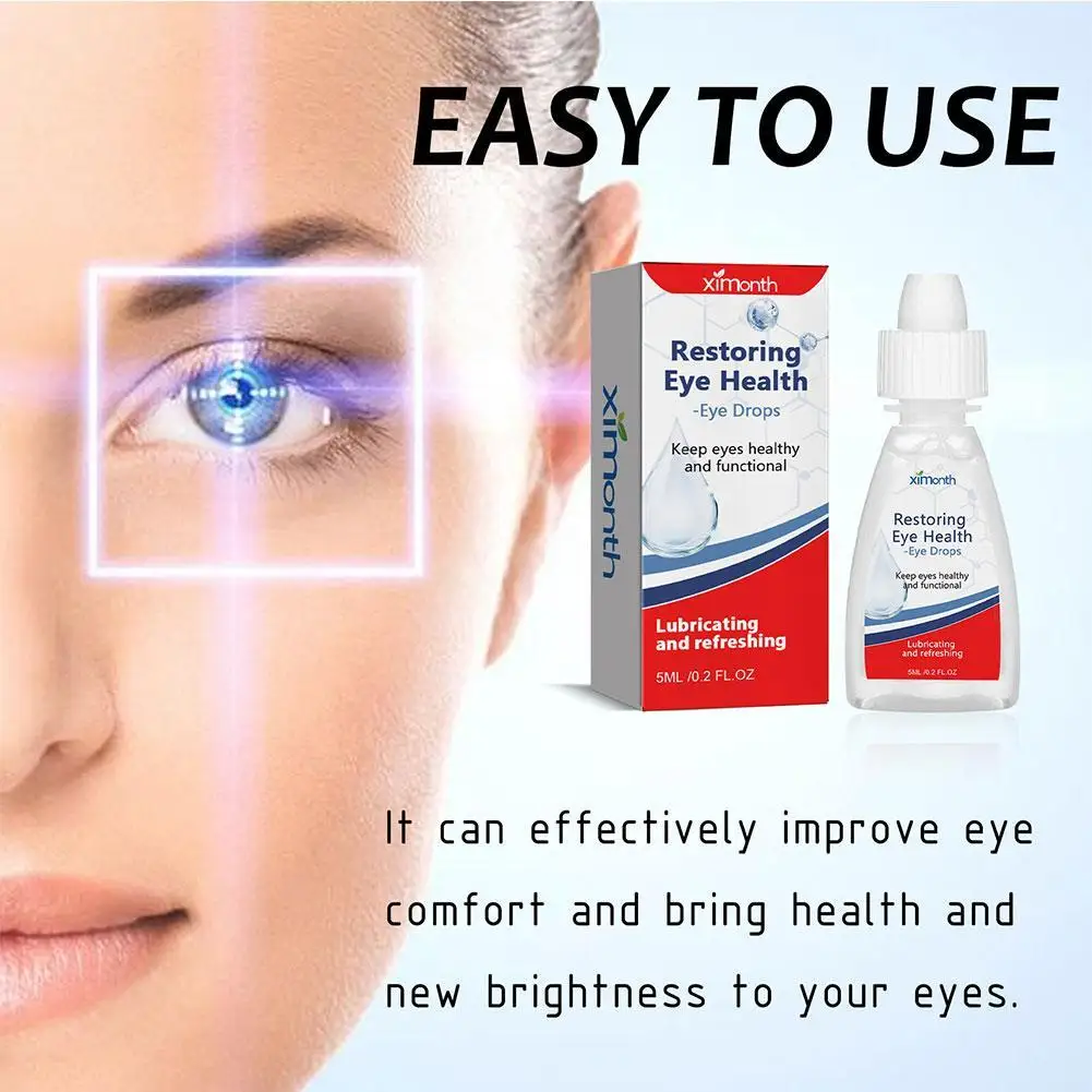 5ml Cataract Removal Eye Drop Improve Blurred Vision Restore Eyesight Relieve Eyeball Infection Dry Itching Red Eyes Treatment