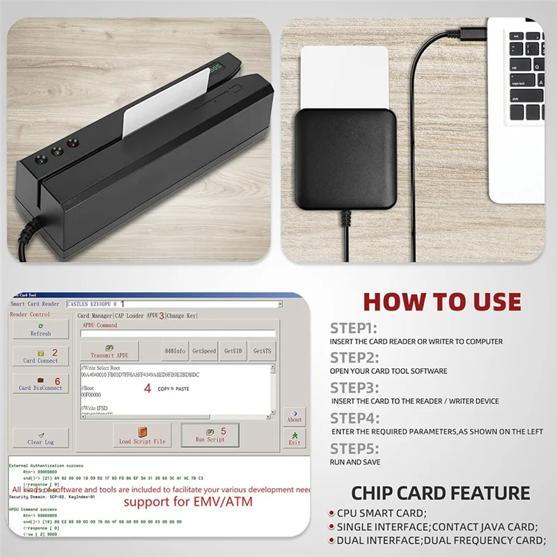 AA08-J3R150 Chip Java JCOP Card — UNFUSED Dual Interface Chip Java JCOP4 Cards, с функцией EMV, 1 упаковка