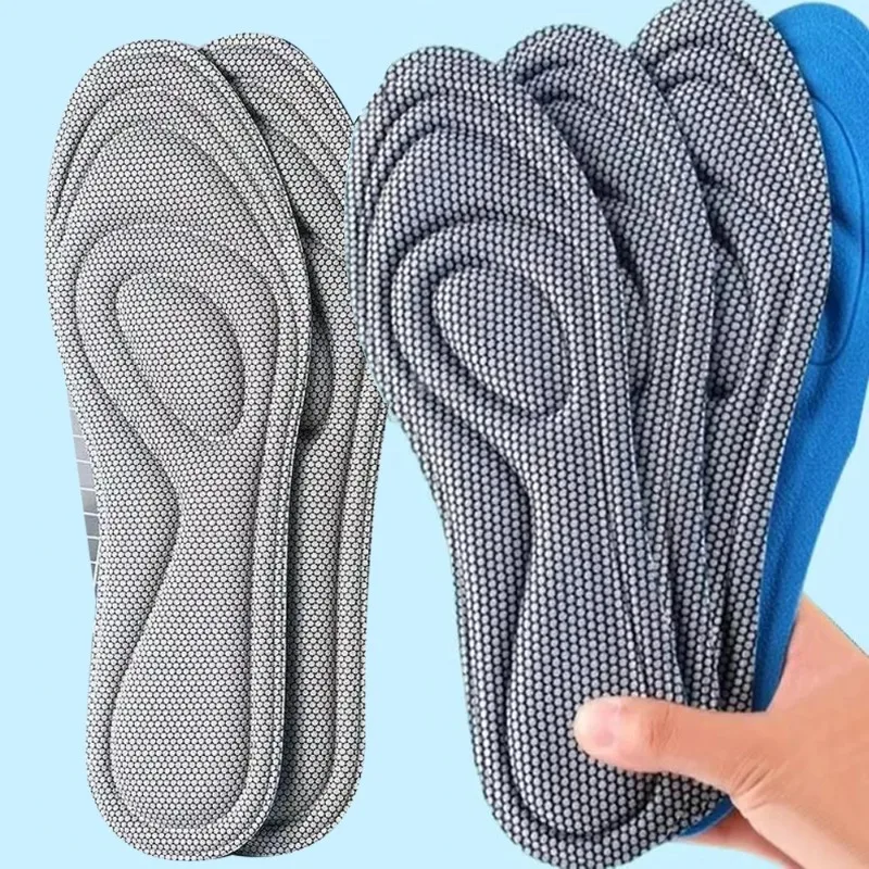 Customizable Shock-absorbing Shoe Insoles with Nano-antibacterial Deodorizing Sweat-absorbing Properties Suitable for Running