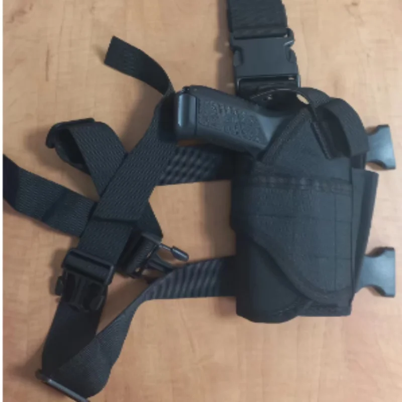 Universal ซ้ายขวามือปืนยุทธวิธี Tornado ขาต้นขา Holsters การล่าสัตว์ทหาร Airsoft Glock Handgun ผู้ถือกระเป๋า