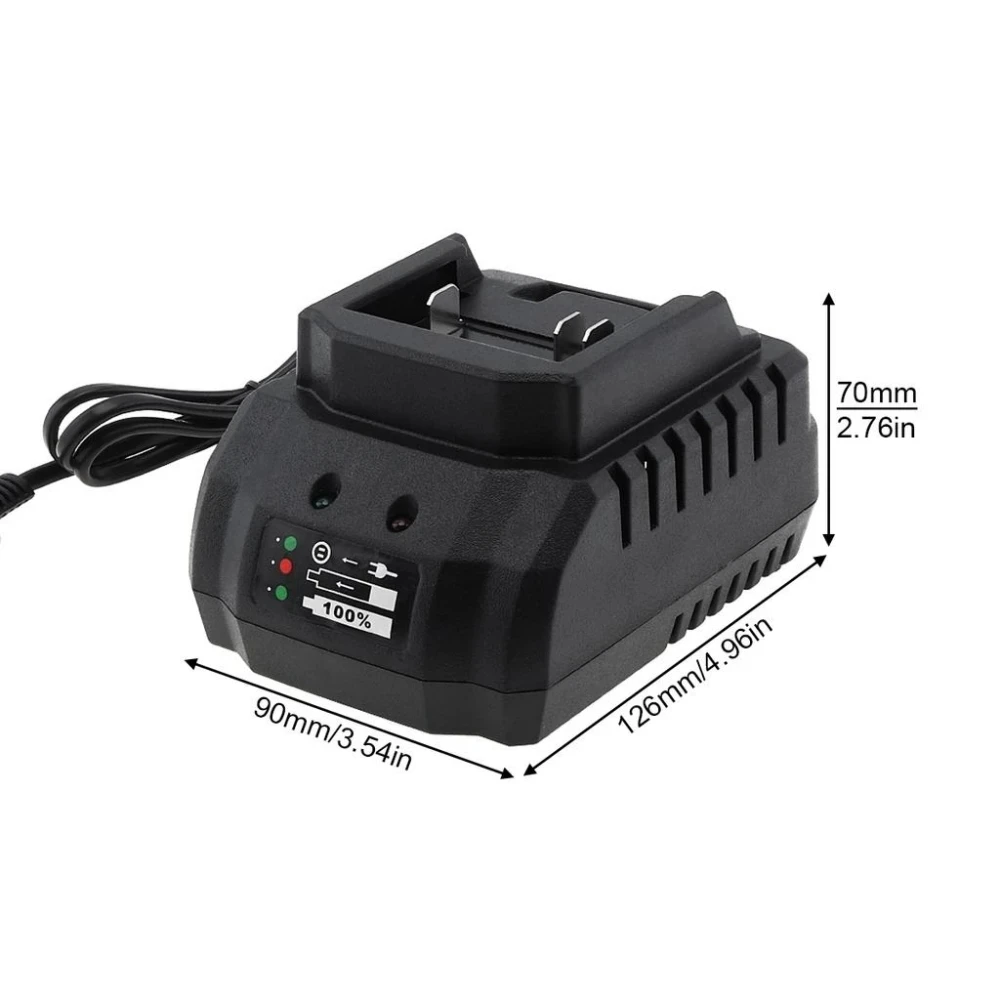 Reemplazo del cargador de batería para Makita modelo 18V 21V Li-ion BL1420 BL1415 BL1815 BL1830 BL1840 BL1860 amoladora de taladro eléctrico
