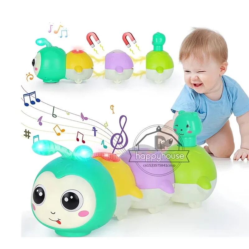 Brinquedos para bebês engatinhando de 6 a 12 meses, brinquedos musicais iluminados para crianças de 7 8 9 12 meses, brinquedos educativos infantis