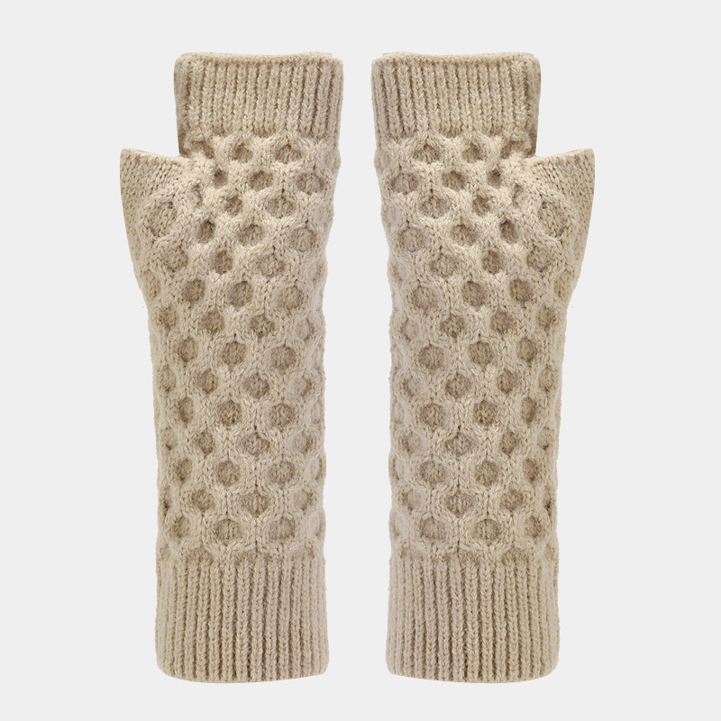 Heißer Herbst Winter neue einfarbige dicke Wolle Hut Schal Handschuhe dreiteilige Mode einkaufen warmen Anzug Gorros Invierno Mujer