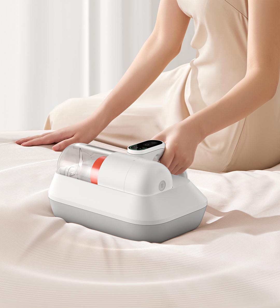 XIAOMI MIJIA Escova removedora de ácaros a vácuo Pro B402CN 220V 400W versão chinesa com adaptador