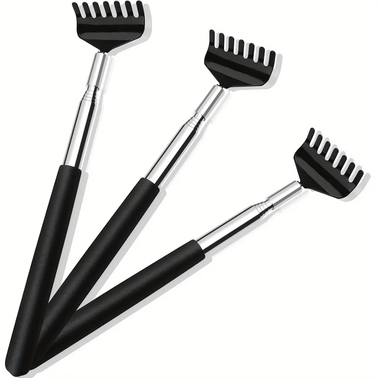 Rascador de espalda extensible portátil, herramienta telescópica de rascador de espalda de acero inoxidable, herramienta telescópica para rascar la espalda, regalo de masaje