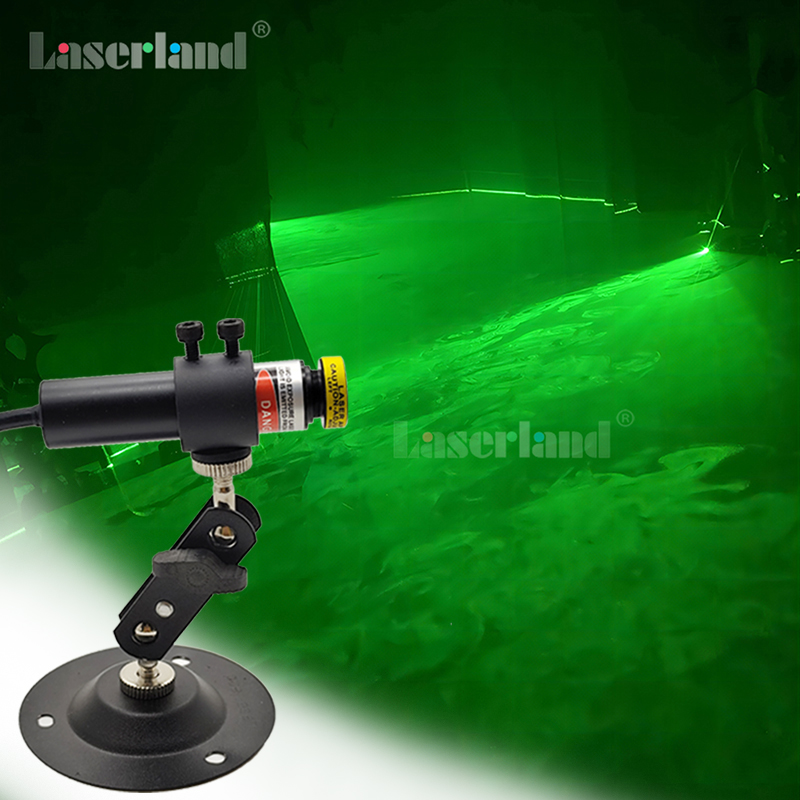 Модуль зеленой линии 532 нм для лазерного усилителя, лазерного пруда, украшения дома с привидениями, сада и двора