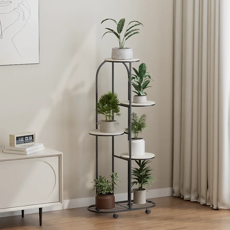 Simple Modern Multi-storey Flower Rack for Living Room, Floor Shelves for Flowers, Interior Decor, Living Room