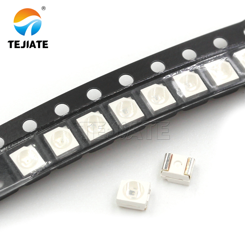 High brightness 1210 SMD light emitting diode LED lamp beads 3528 pure white emerald green warm white red yellow blue light