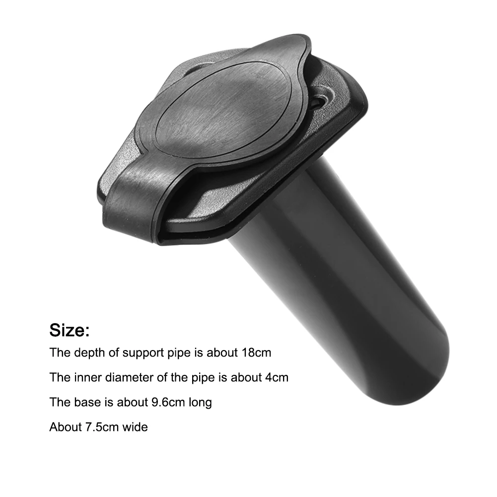 Flush Mount Pesca Rod Holder, Caiaque Canoa Barco Equipamento, Ferramenta Acessórios