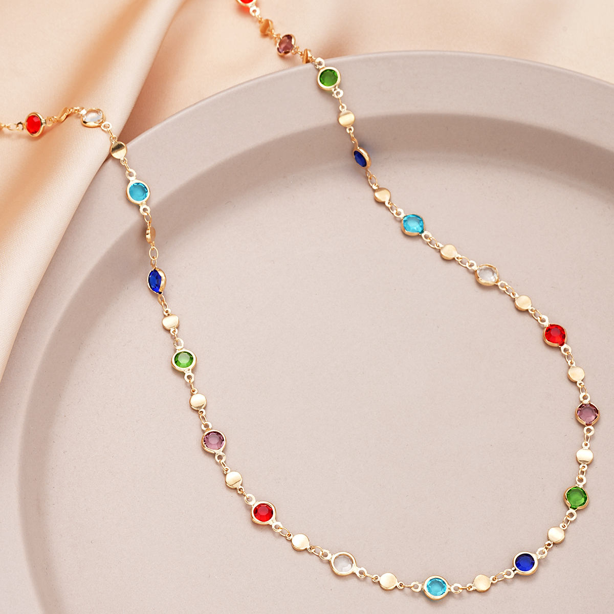여성용 보헤미안 컬러풀 긴 Y자형 목걸이, 빈티지 골드 컬러, 금속 크리스탈 펜던트 목걸이, 여름 휴가 보석 선물