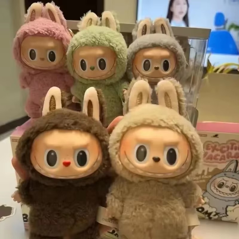 2025 Popmart Labubu los monstruos Lisa Seme corazón Macarrr vinilo Base serie juguete de moda decoraciones regalos de cumpleaños