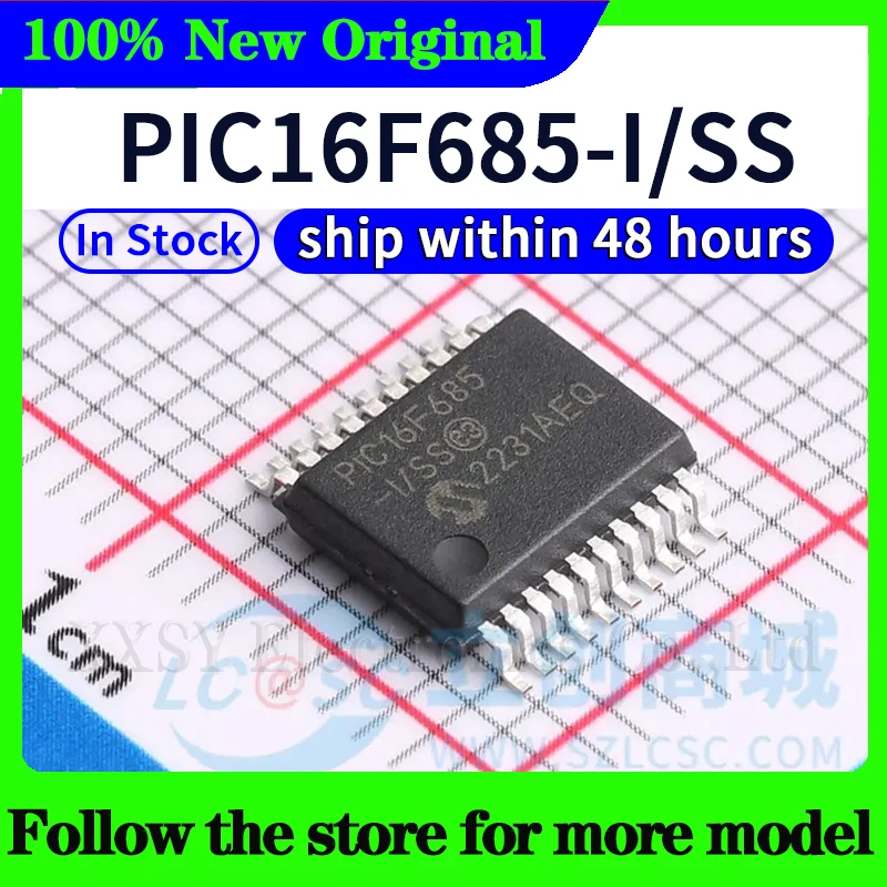 PIC16F687-I/SS PIC16F685-I/SS PIC16F677-I/SS PIC16F639-I/SS PIC16F631-I/SS PIC16F527-I/SS PIC16F88-I/SS PIC16F54-I/SS PIC16F690