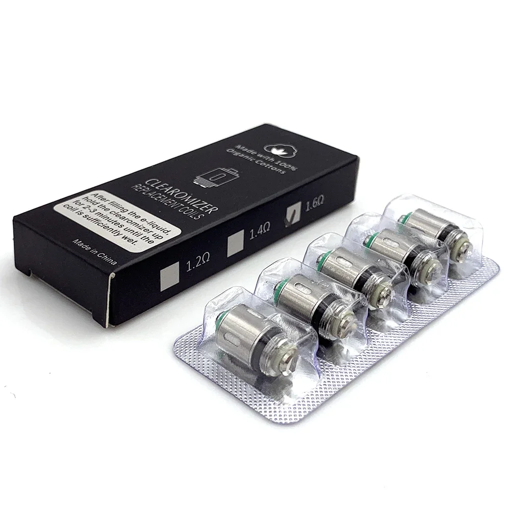 30/50 Uds Q16 P16A bobina 1,2/1,4/1,6ohm bobina de algodón orgánico japonés para JUSTFOG Q16 Q14 S14 G14 C14 Kit de inicio de atomizador