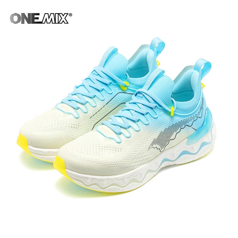 ONEMIX 2024 Neue Stil Farbe O-Resilio CreamMix Straßenlaufschuhe für Männer Leichte Dämpfung Männer Training Outdoor Turnschuhe