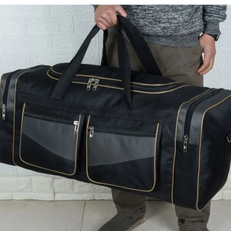 大容量メンズトラベルバッグ防水ビッグダッフルバッグ女性のためのオックスフォード週末旅行手荷物パッキング収納袋 bolsos