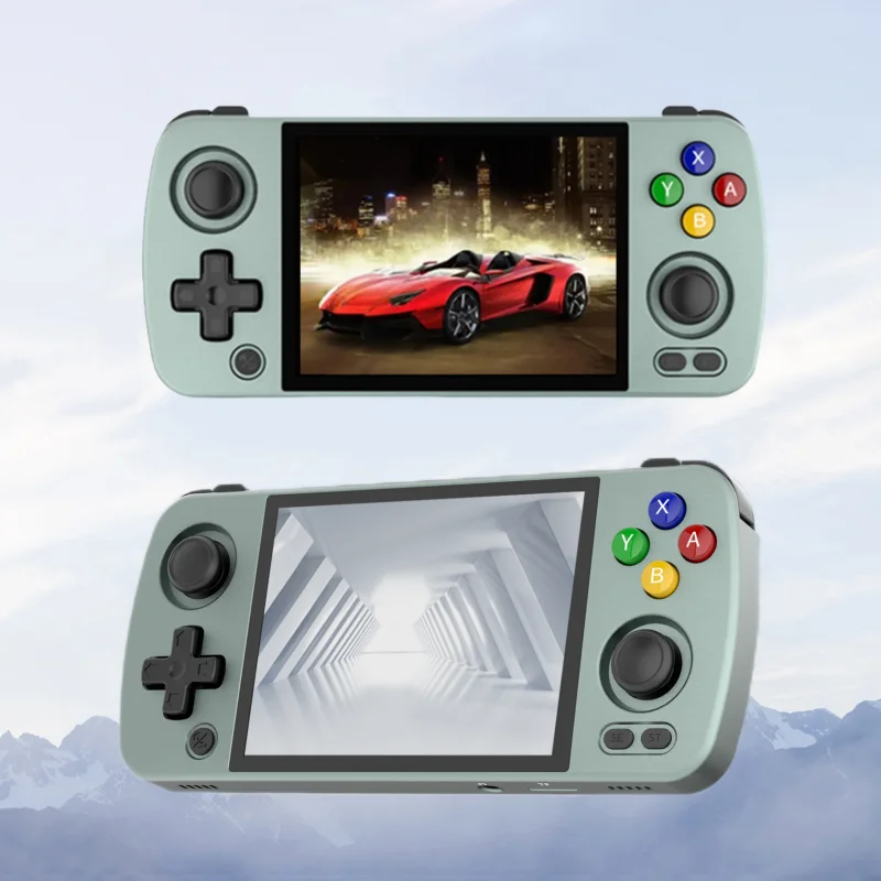 RG405M Console di gioco portatile 4 pollici IPS Touch Screen T618 CNC/lega di alluminio Android 12 portatile Retro - AliExpress