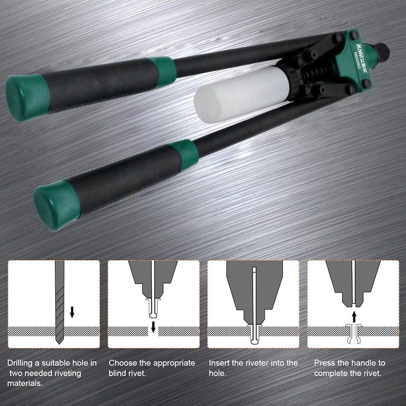 Klinkmoer Klinknagelmoeren met handschroefdraad Pistool Heavy Duty klinkhamer met inbussleutel