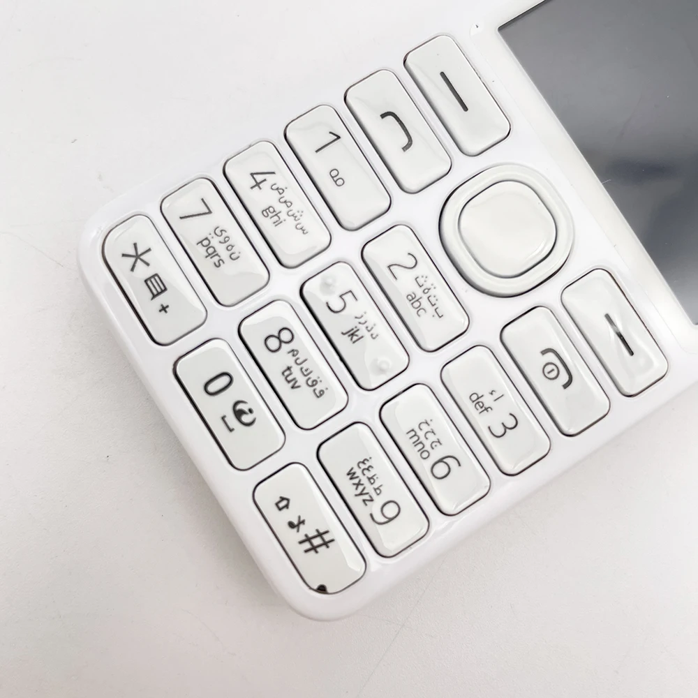Unlocked 206 2G 2060 Dual SIM Mobile Cell Phone Russian Arabic Hebrew English Keyboard Made in Finland Unlocked Free shipping
