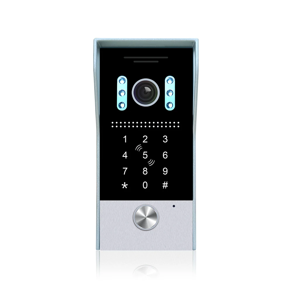 1080p HD Visual Intercom Call Panel, 4-Draht-Villa Türklingel, Entriegelung, Gegensprechanlage und Bewegungs erkennungs funktionen