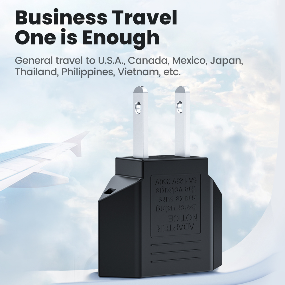 1-10 шт., переходник для американской и американской розетки