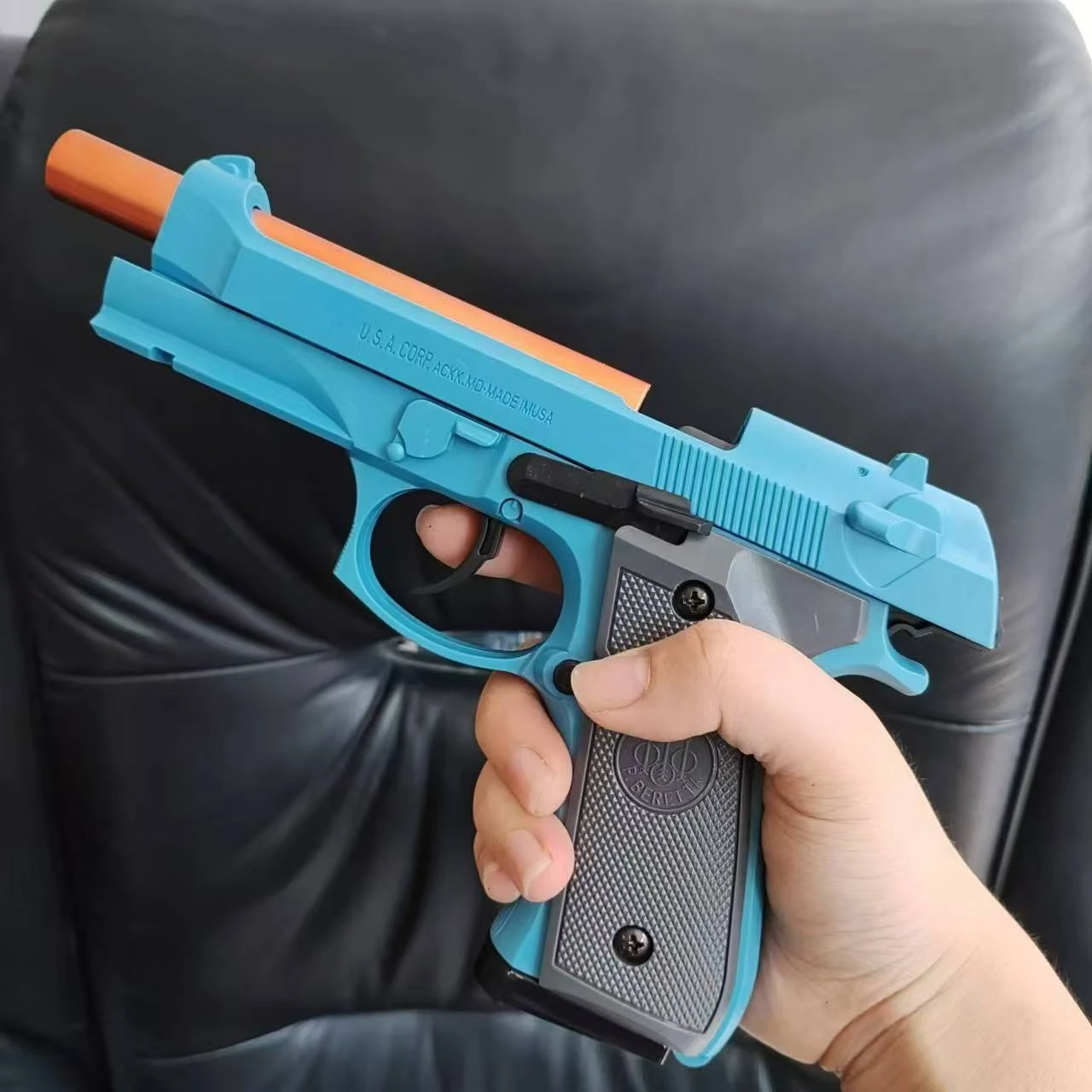 ยิงต่อเนื่อง M9A3 Airsoft Pistol Shell Eject ที่ว่างเปล่าแขวน Launcher ปืนของเล่นของขวัญคริสต์มาสสําหรับชายผู้ใหญ่
