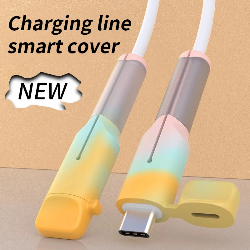 Funda protectora para cable de datos con plegado y antirotura, adecuada para cable de carga Apple 15, teléfono iPhone 16 Promax