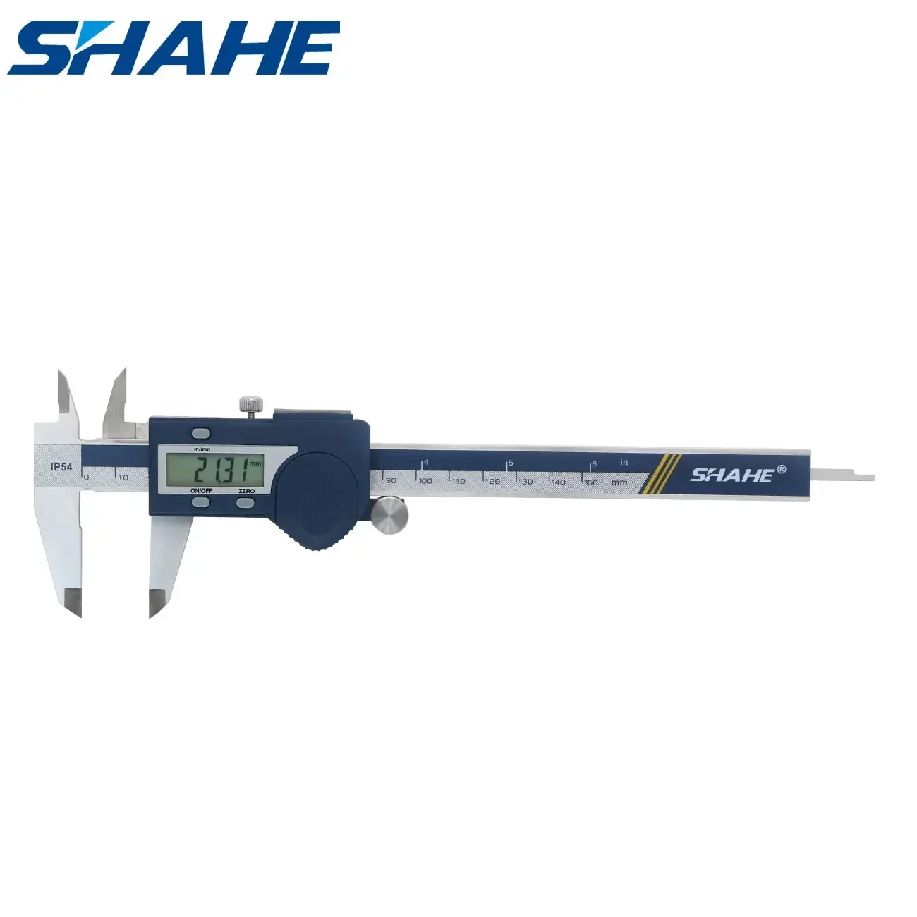 SHAHE Mới Cứng Không Rỉ 0-150Mm Kỹ Thuật Số Kẹp Phanh Béc Thước Micromet Điện Tử Vernier Caliper Đo Dụng Cụ