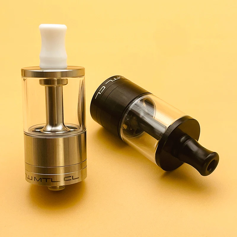 DSX Dvarw MTL CL RTA Atomizador de tanque 22 mm 316SS 2 ml/3,5 ml/5 ml Bobina única con 11 piezas AFC insertar Vape Tank E-cigarro