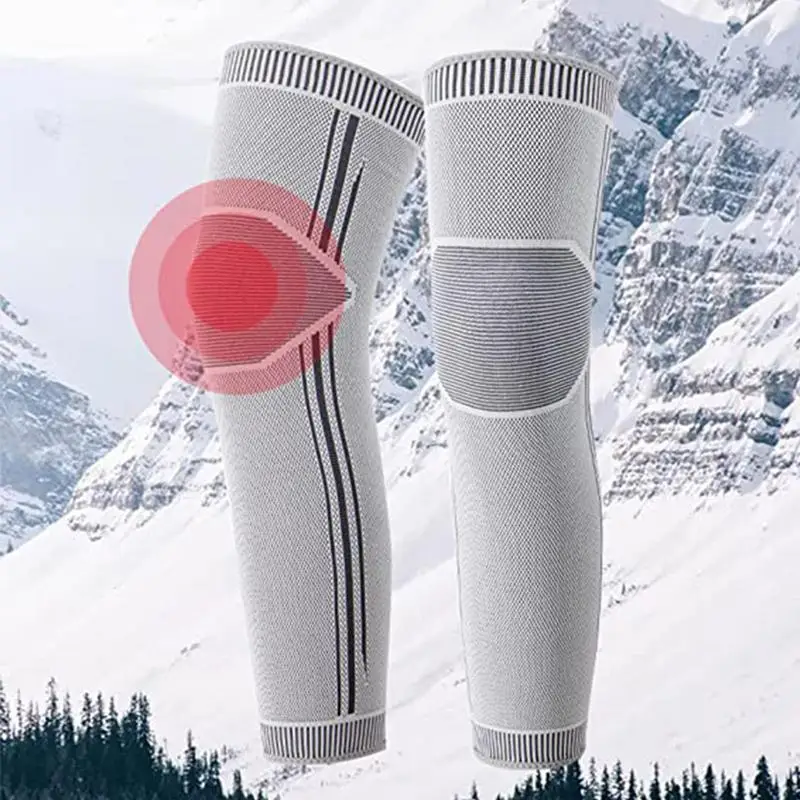 Warmers ฤดูหนาว Warm เข่ารั้ง Elastic แขนเข่าการไหลเวียนโลหิตปรับปรุงและอาการปวดข้อ Relief สำหรับหัวเข่า
