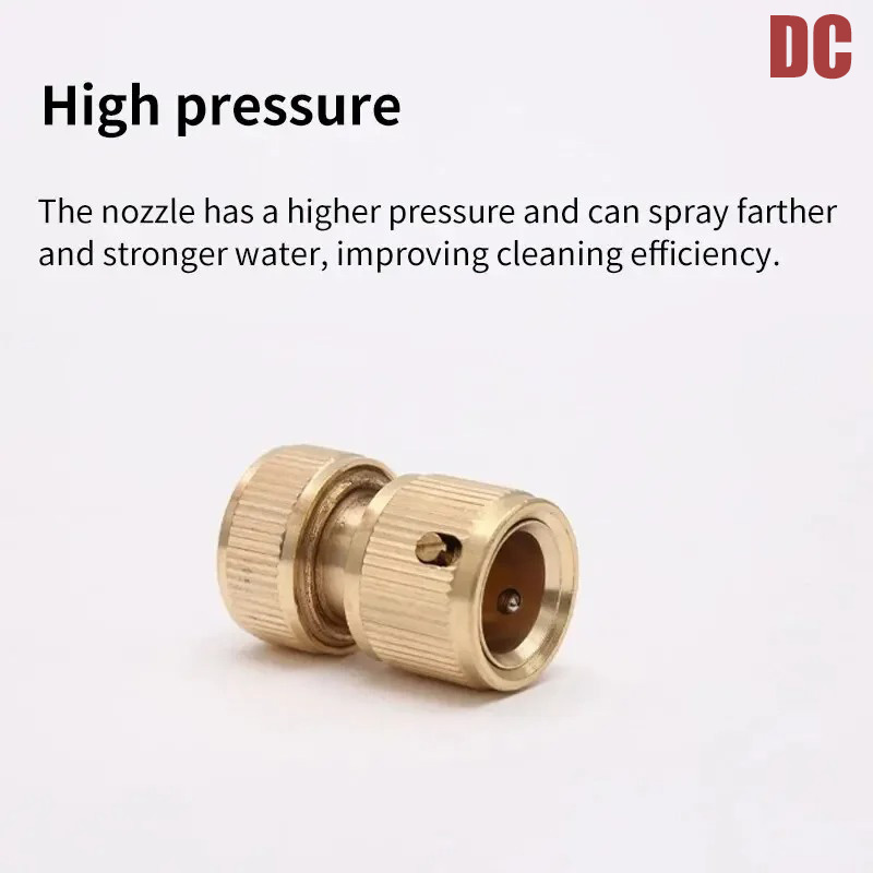 4-way Water Quick Connector High Pressure Quick Coupling For Car Washer Water Gun Adapter Joints Garden Irrigation Accessories